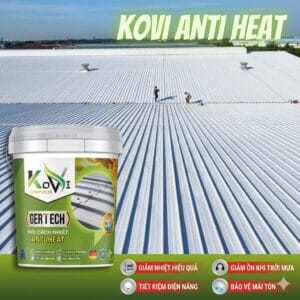 thi công sơn chống nóng KOVI ANTI HEAT