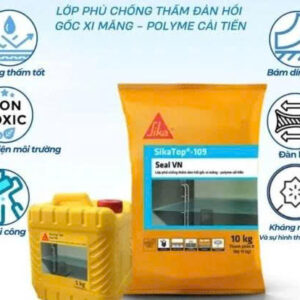 Ứng dụng thực tế của chống thấm xi măng 2 thành phần Sika