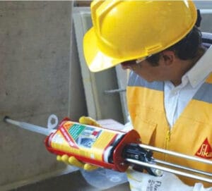Ứng dụng thực tế của hóa chất cấy thép Sika