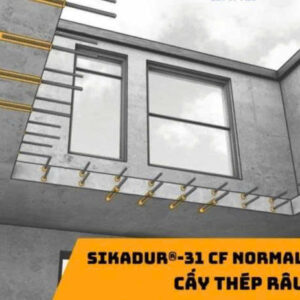 Ứng dụng thực tế của keo cấy thép Epoxy Sika